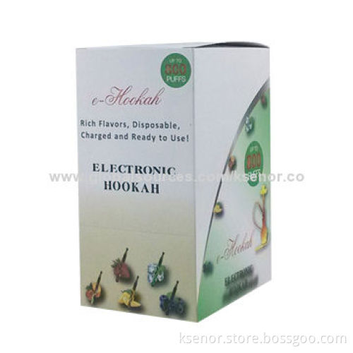Disposable E-hookah/E-cigarette with Diamond, 400mAh Battery, 1.8-2.2mL Capacity